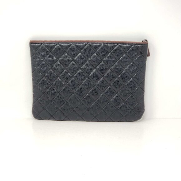 Chanel CC Caviar Quilted Cosmetic / Clutch Bag - Picture 5 of 14